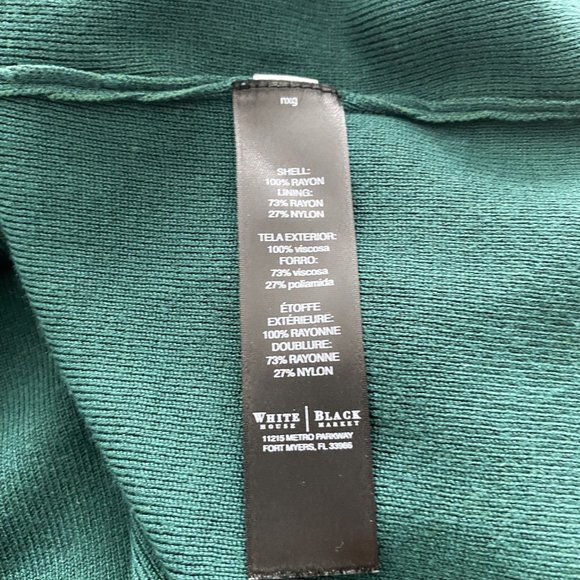 WHBM Double Layer Tunic Green - Picture 12 of 13